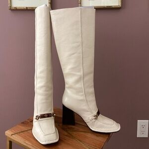 Tory Burch Perrine Tall Leather Knee-High Boots